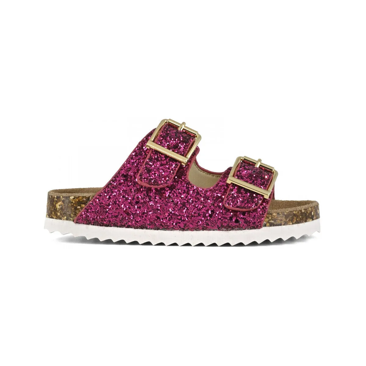 Glitter sandal 2 buckles