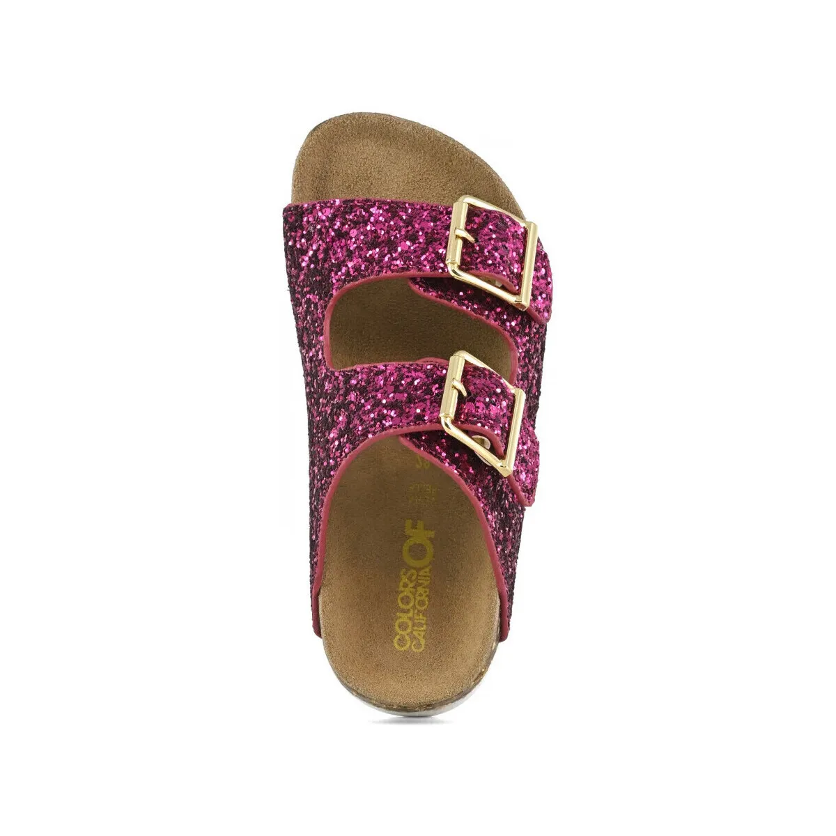 Glitter sandal 2 buckles