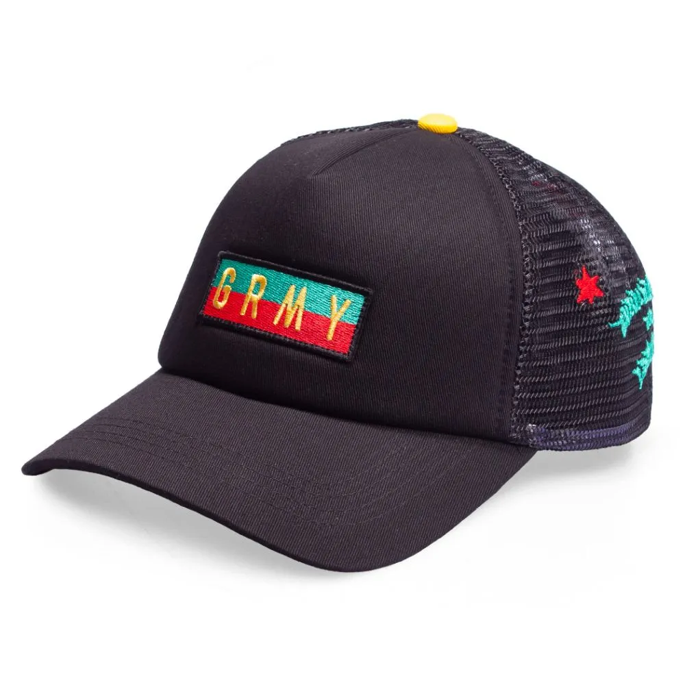 GORRA GRIMEY "LES MEMORIES" TRUCKER CURVED VISOR CAP  BLACK | WINTER 21