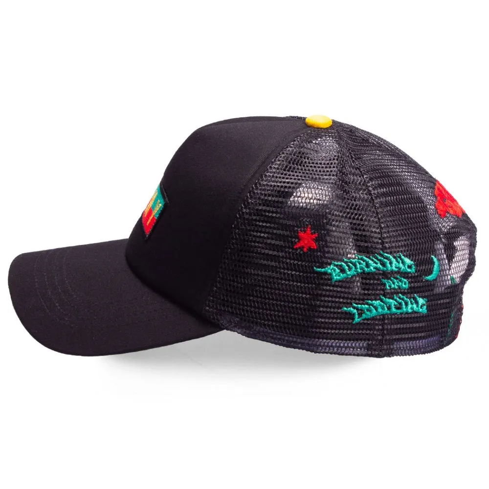 GORRA GRIMEY "LES MEMORIES" TRUCKER CURVED VISOR CAP  BLACK | WINTER 21