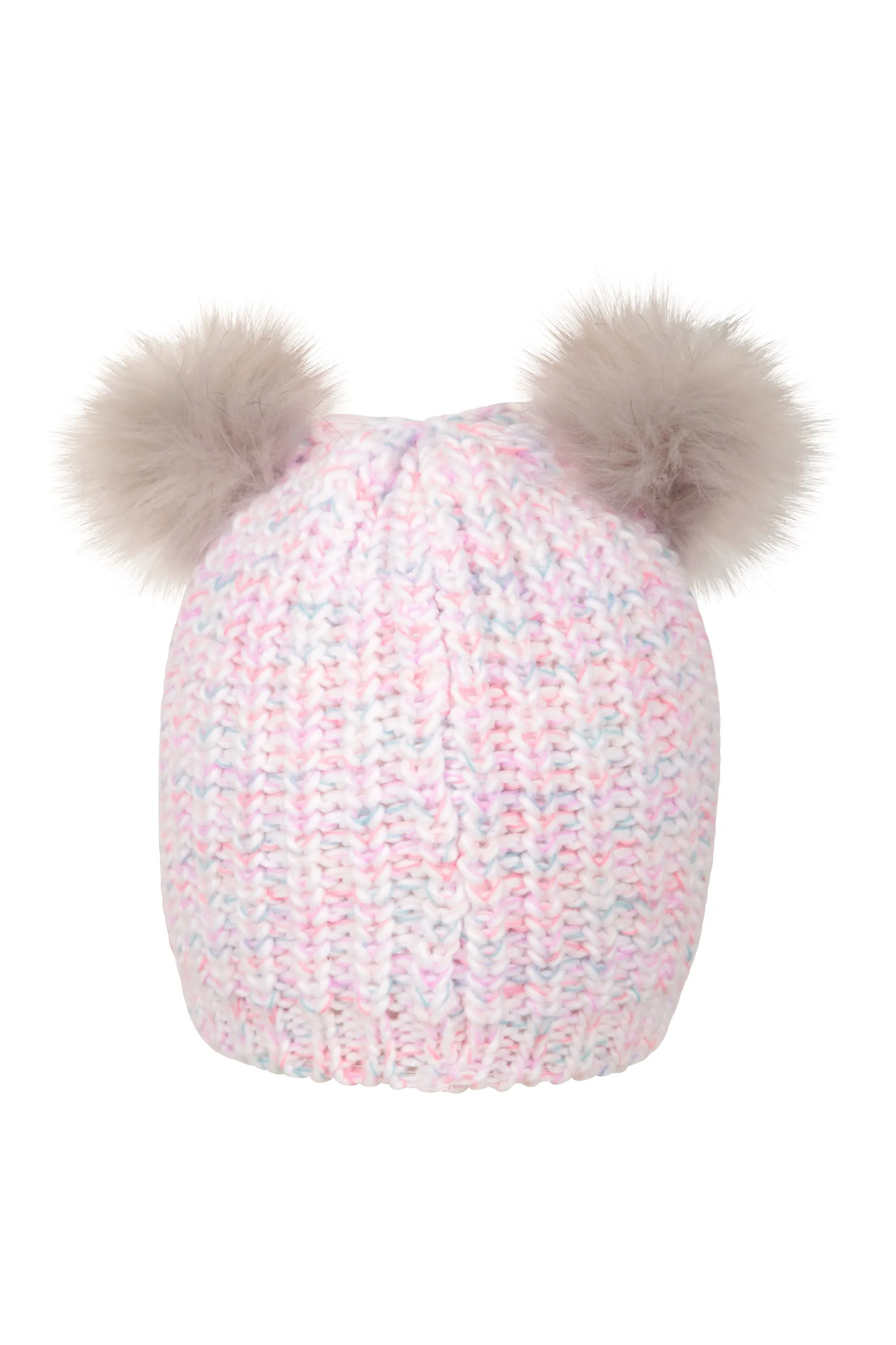 Gorro Búho de doble pompón infantil