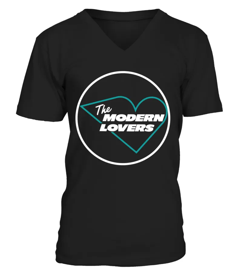 GRR005BK. THE MODERN LOVERS, 'THE MODERN LOVERS' BK CAMISETA CUELLO EN V UNISEX
