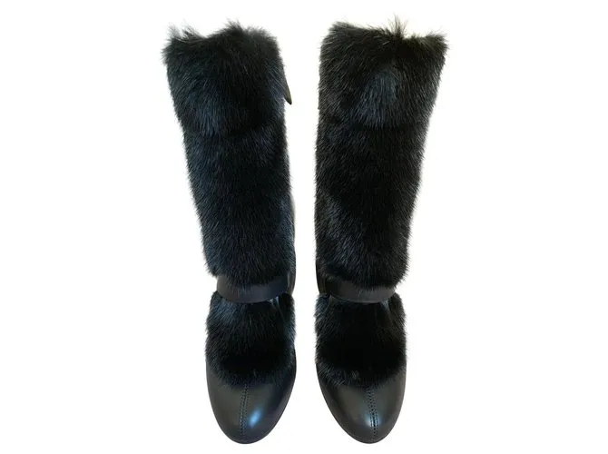 Hermès Botines Negro 