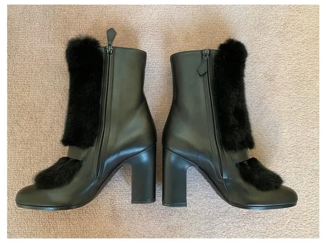 Hermès Botines Negro 