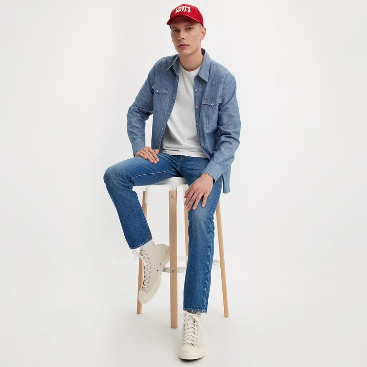 HOMBRE 501 SLIM TAPER GHOSTRIDE 56
