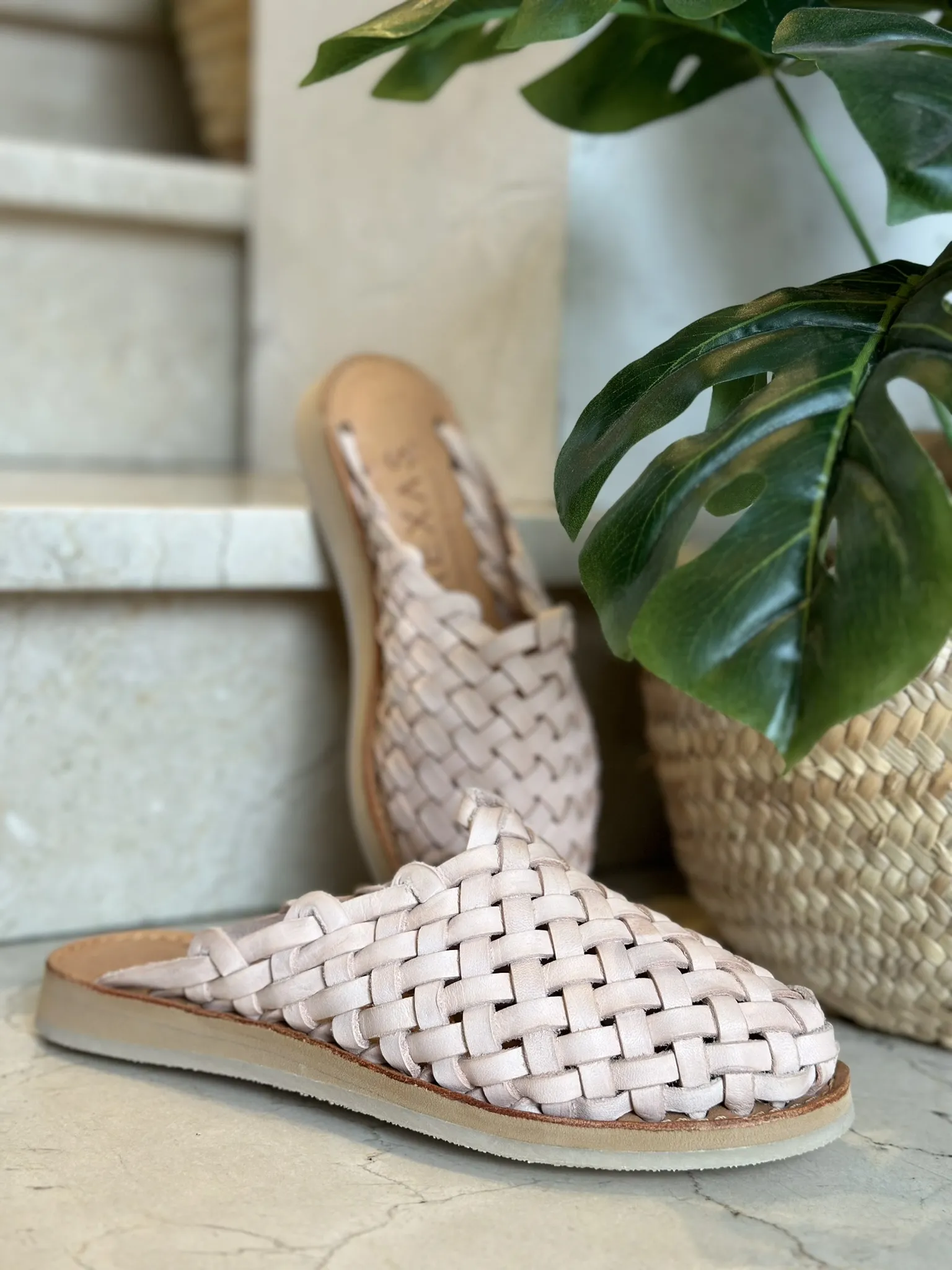 Huarache Palenque Mule Mexas Nude