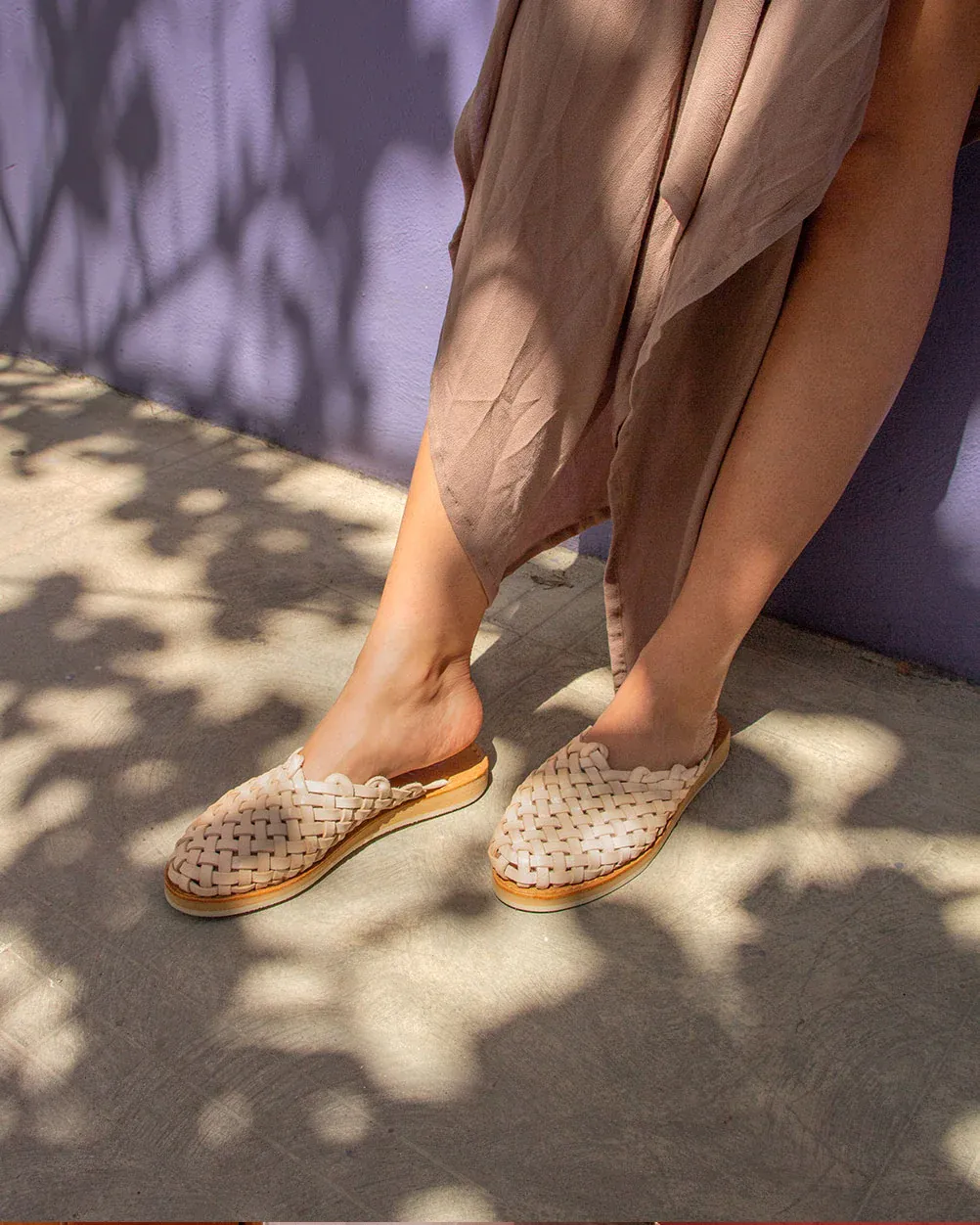 Huarache Palenque Mule Mexas Nude