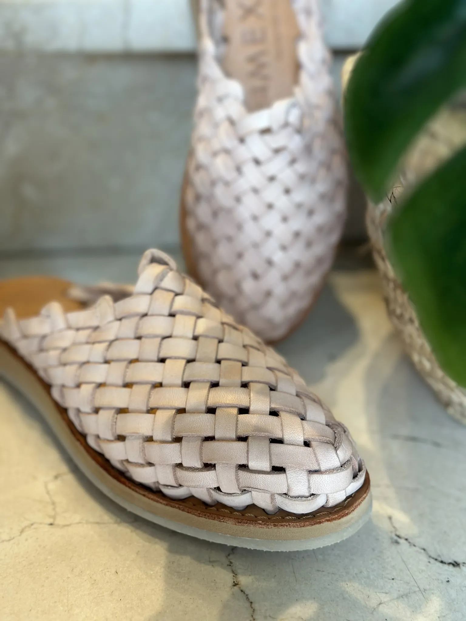 Huarache Palenque Mule Mexas Nude