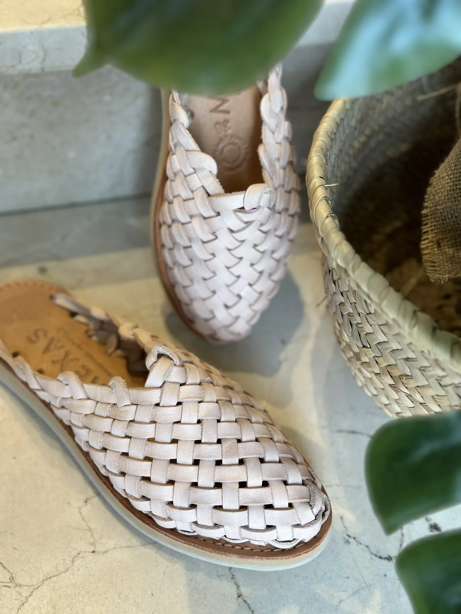 Huarache Palenque Mule Mexas Nude