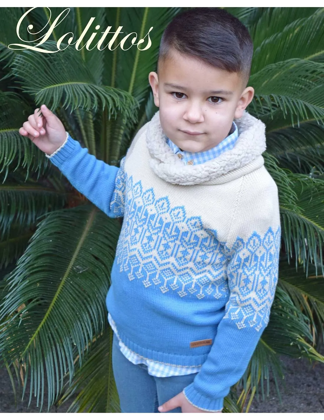 Jersey Niño Colección Blue Lolittos Moda Infantil