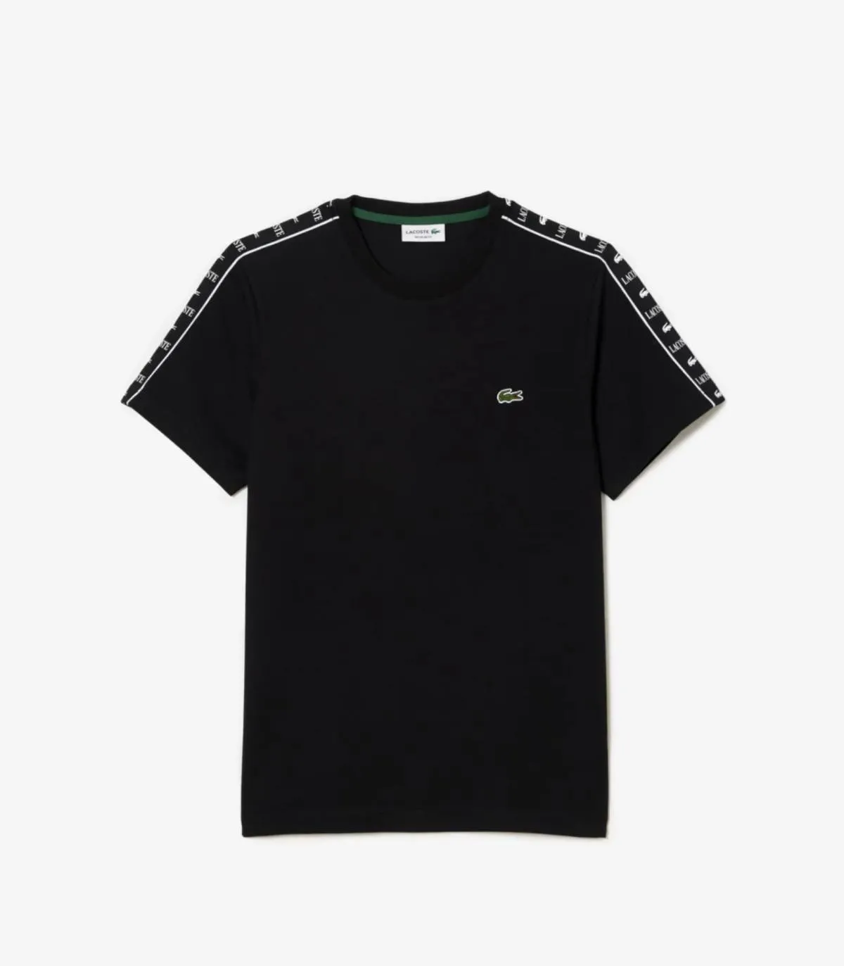 LACOSTE  CAMISETA PARA HOMBRE NEGRA  TEE SHIRT