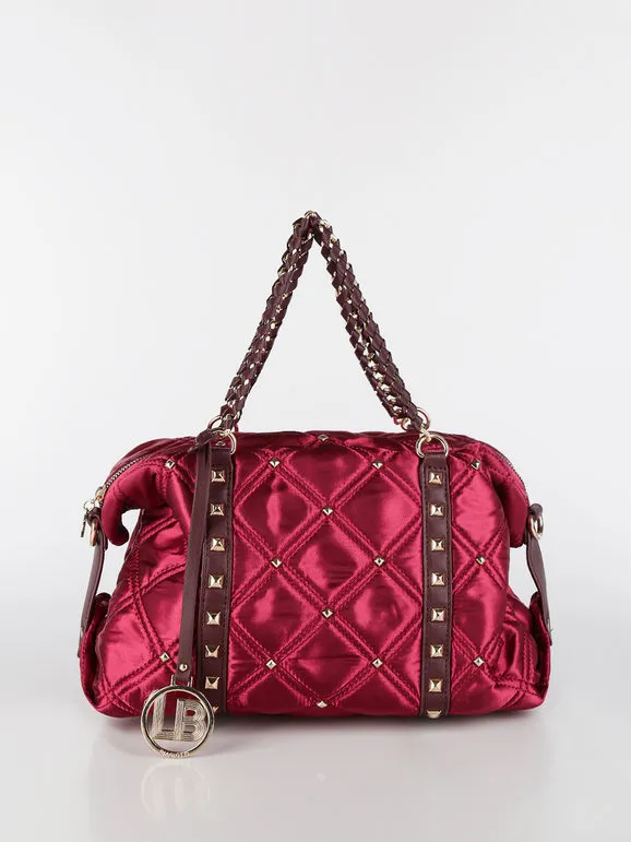 Laura Biagiotti Bolso baúl con tachuelas