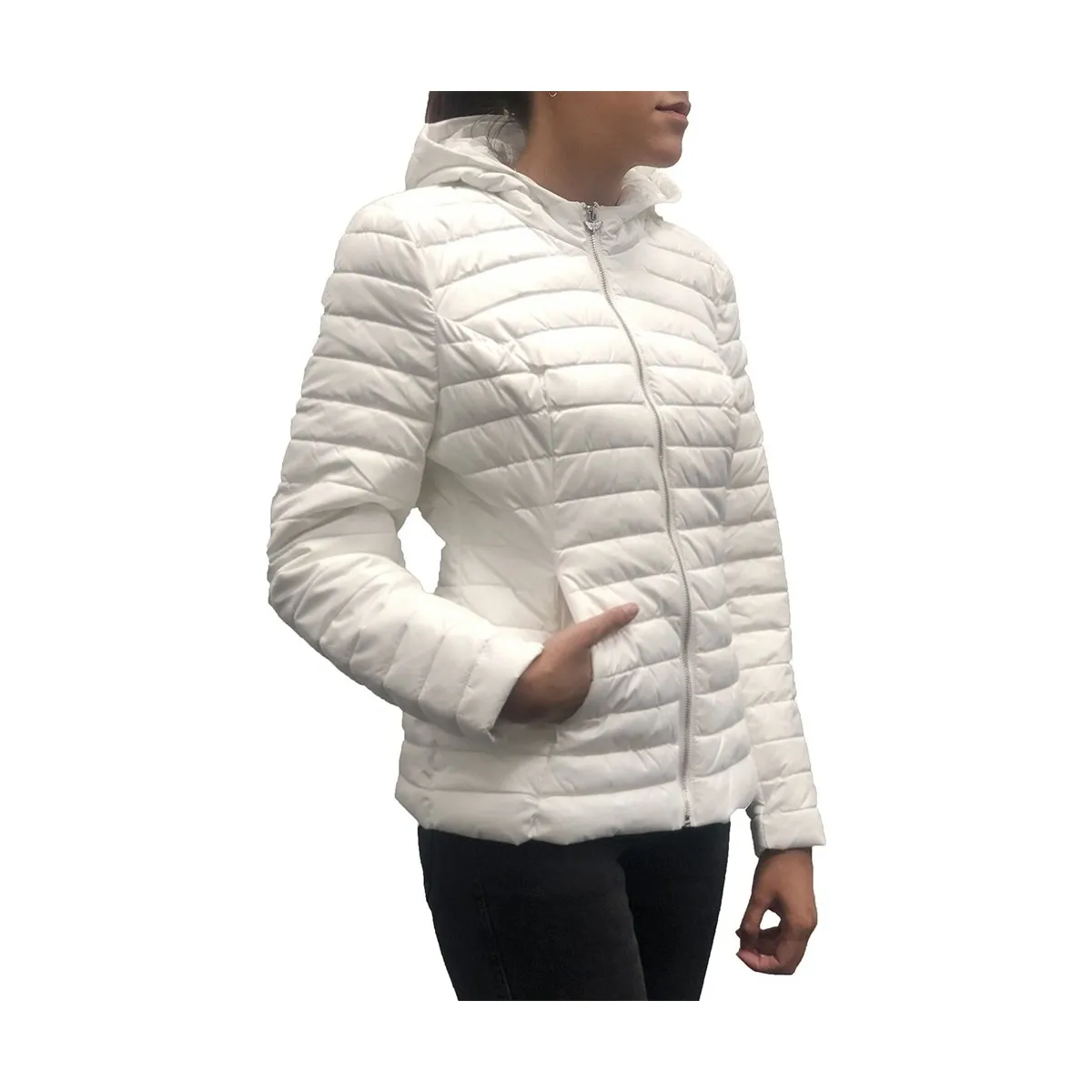 Les Petites bombes Doudoune Capuche Blanc W19V8508