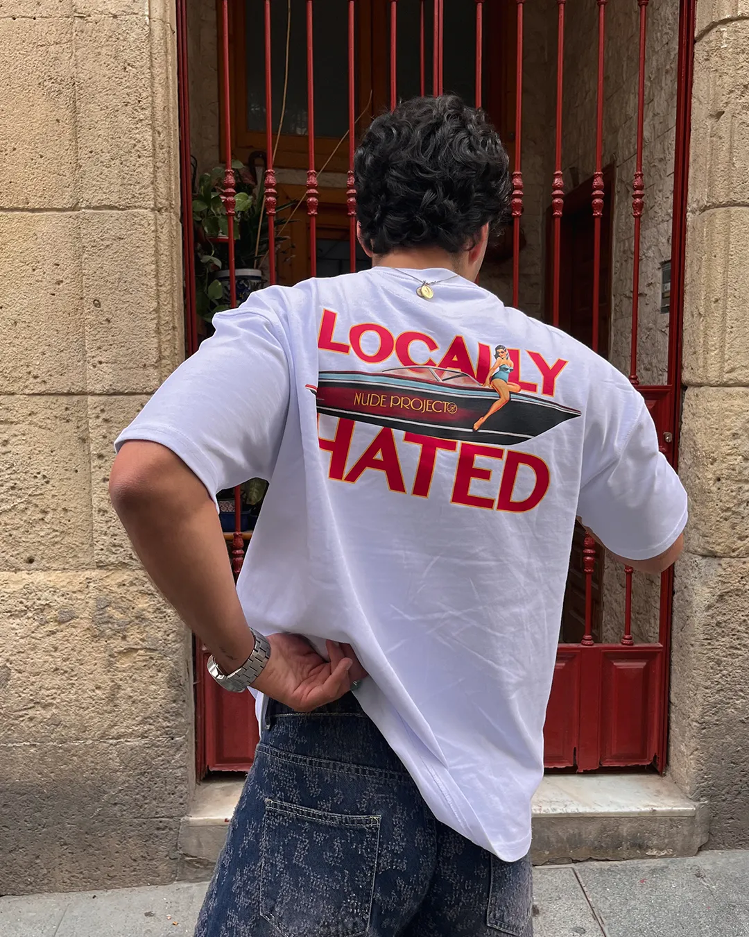LOCALLY HATED TEE WHITE