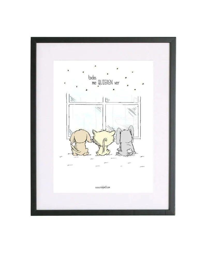 Lámina Infantil Animalitos Ro Infantil