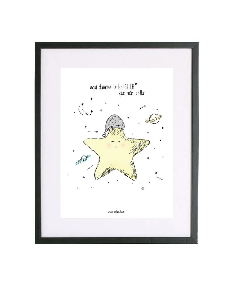 Lámina Infantil Estrellita Ro Infantil