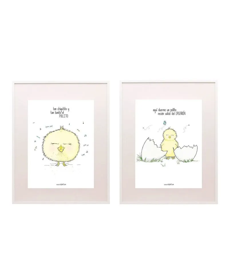 Lámina Infantil Pollito Ro Infantil