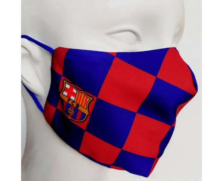 Mascarilla higiénica infantil 50 lavados FC Barcelona 3 a 6 años