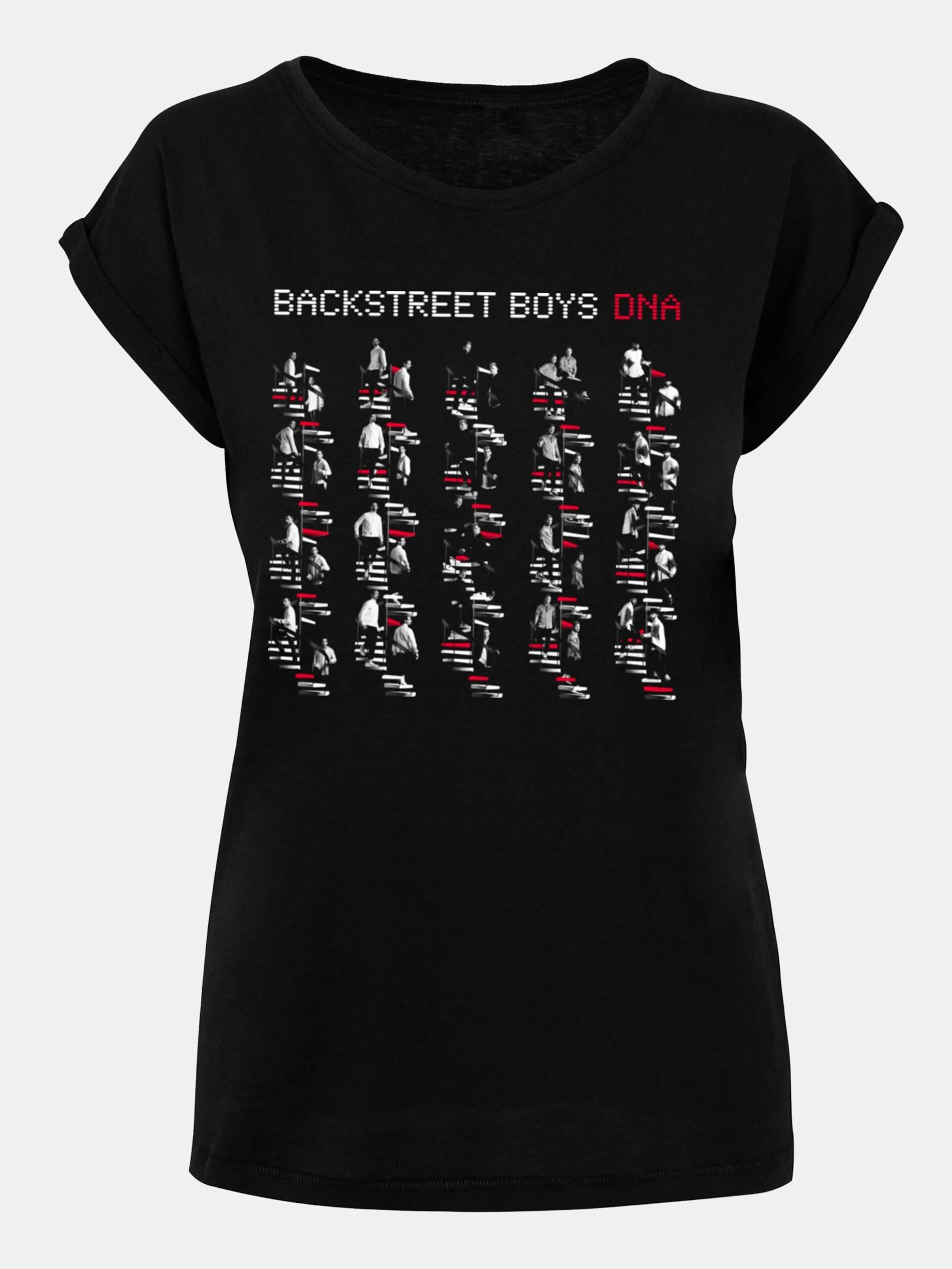 Merchcode Ladies Backstreet Boys DNA Album Red