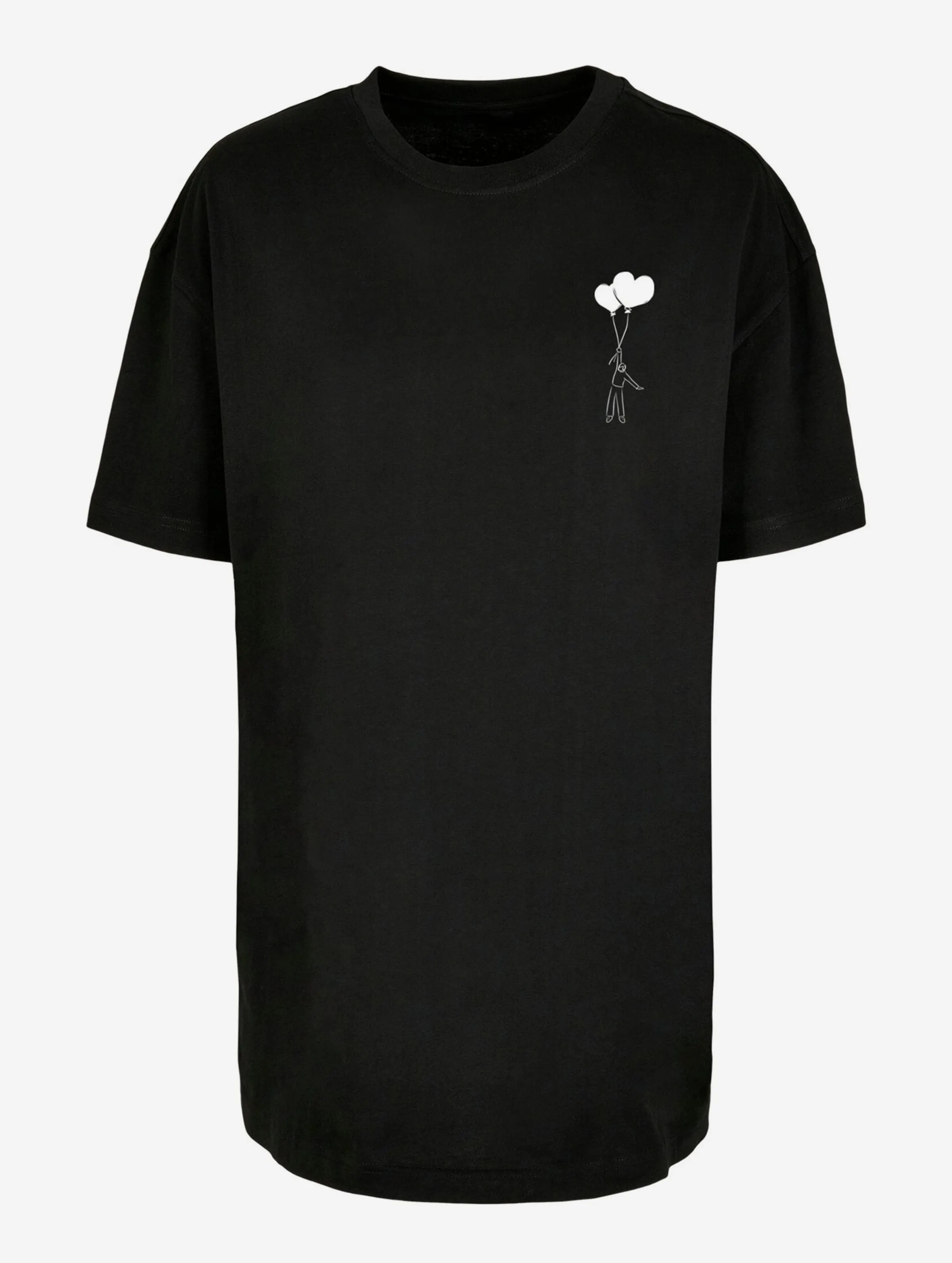 MERCHCODE MERCHCODE LADIES LOVE IN THE AIR OVERSIZED BOYFRIEND TSHIRTS