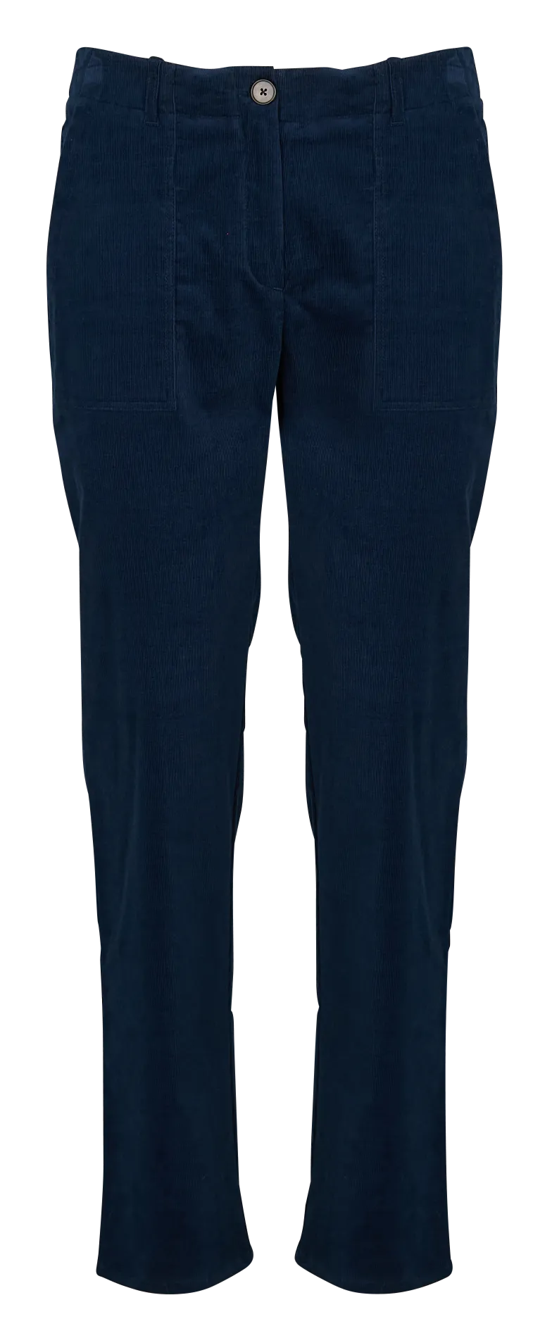 MILA  PANTALóN DE ALGODóN MEZCLADO RECTO EN AZUL