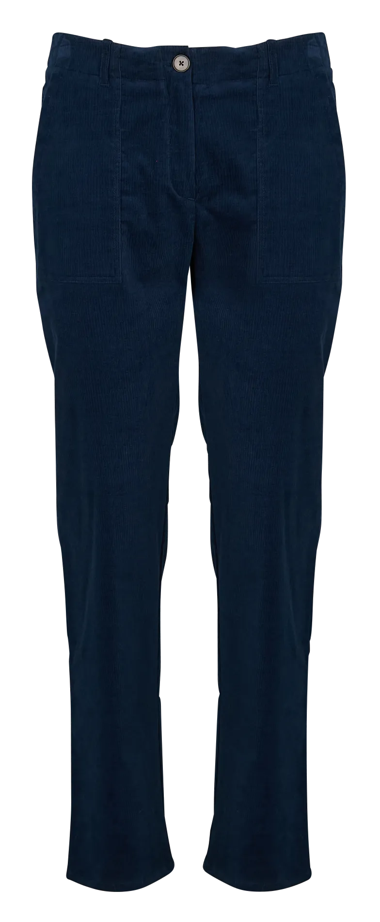 MILA  PANTALóN DE ALGODóN MEZCLADO RECTO EN AZUL