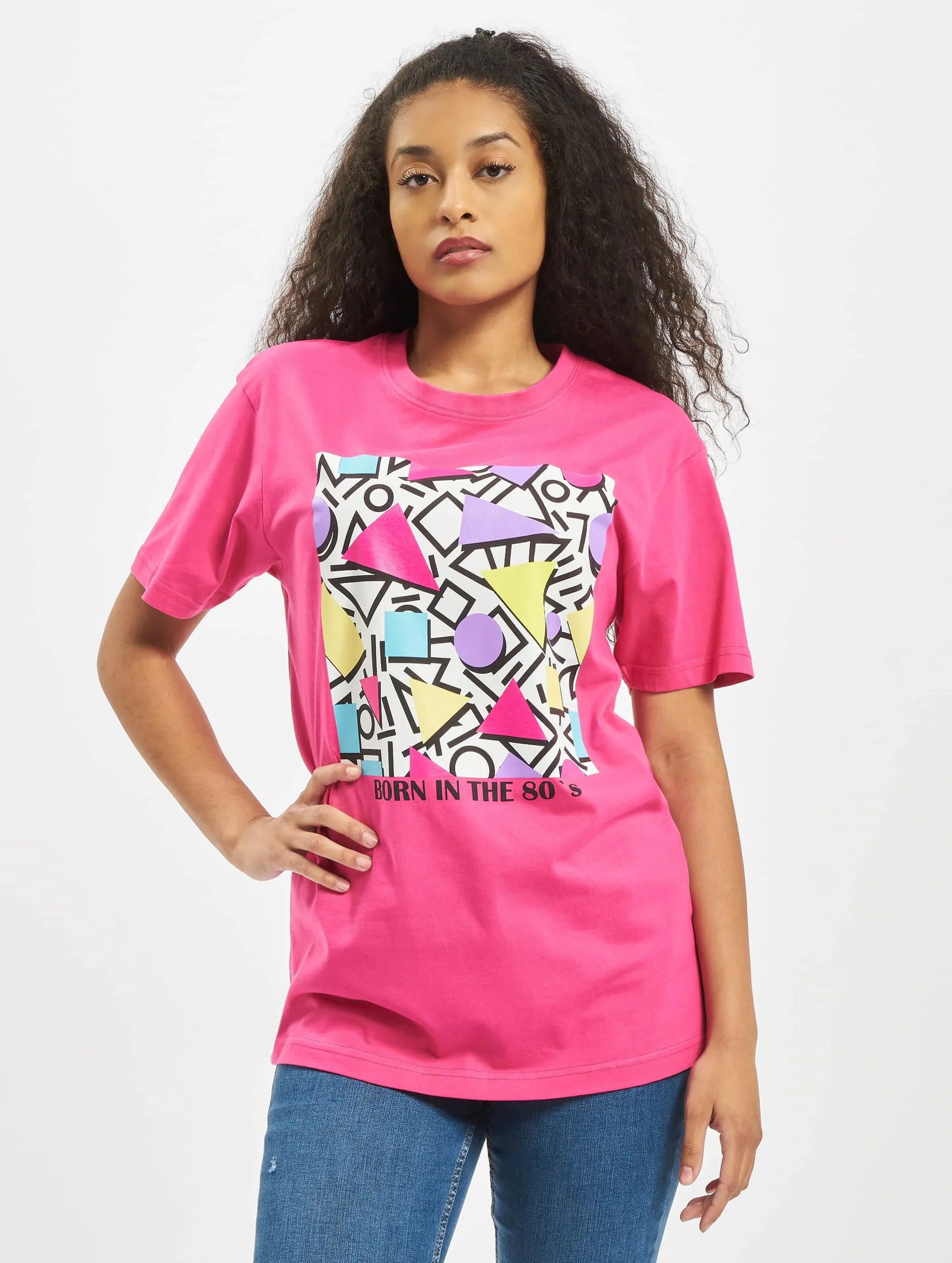 Mister Tee Ladies Geometric Retro