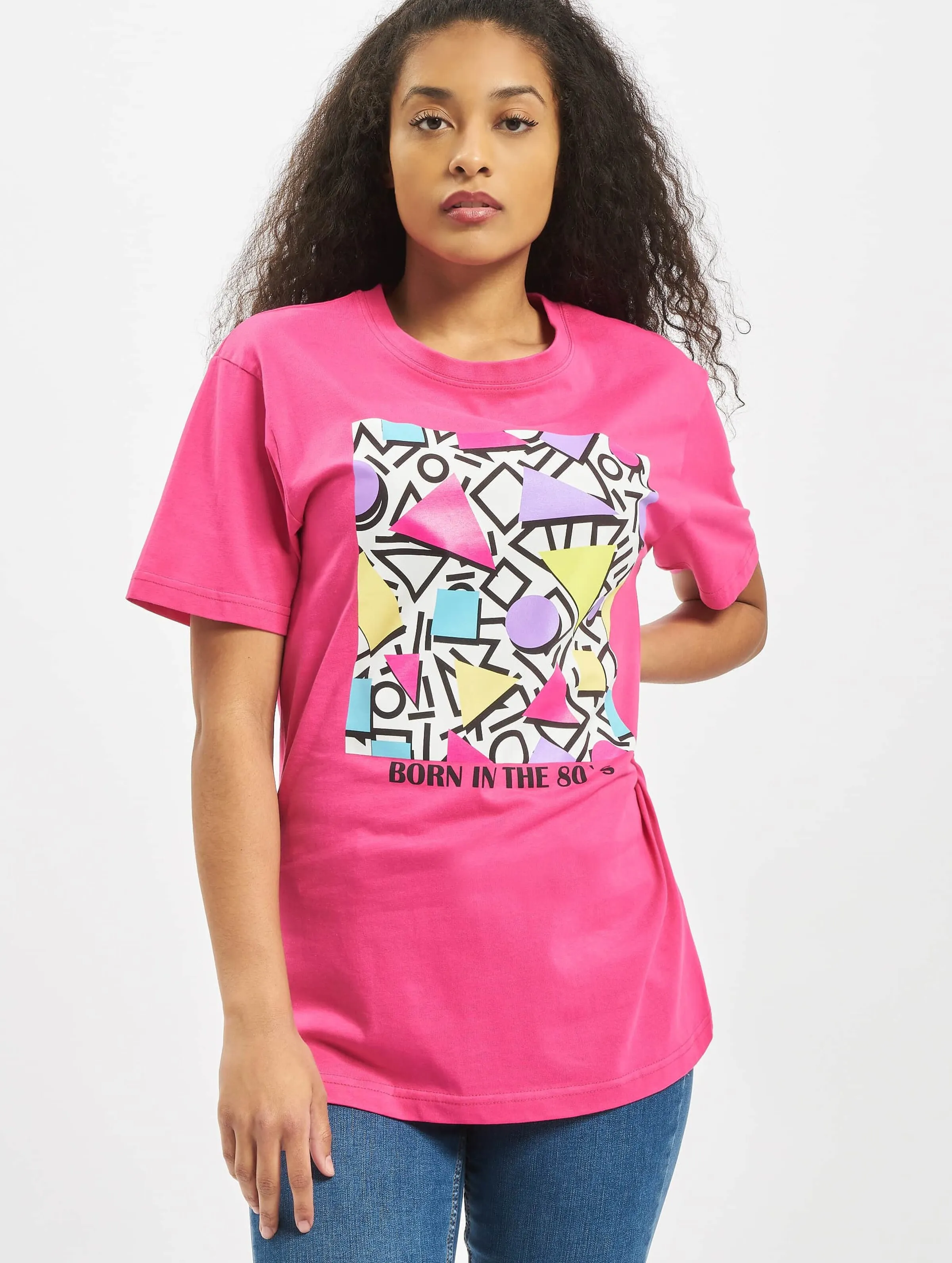 Mister Tee Ladies Geometric Retro