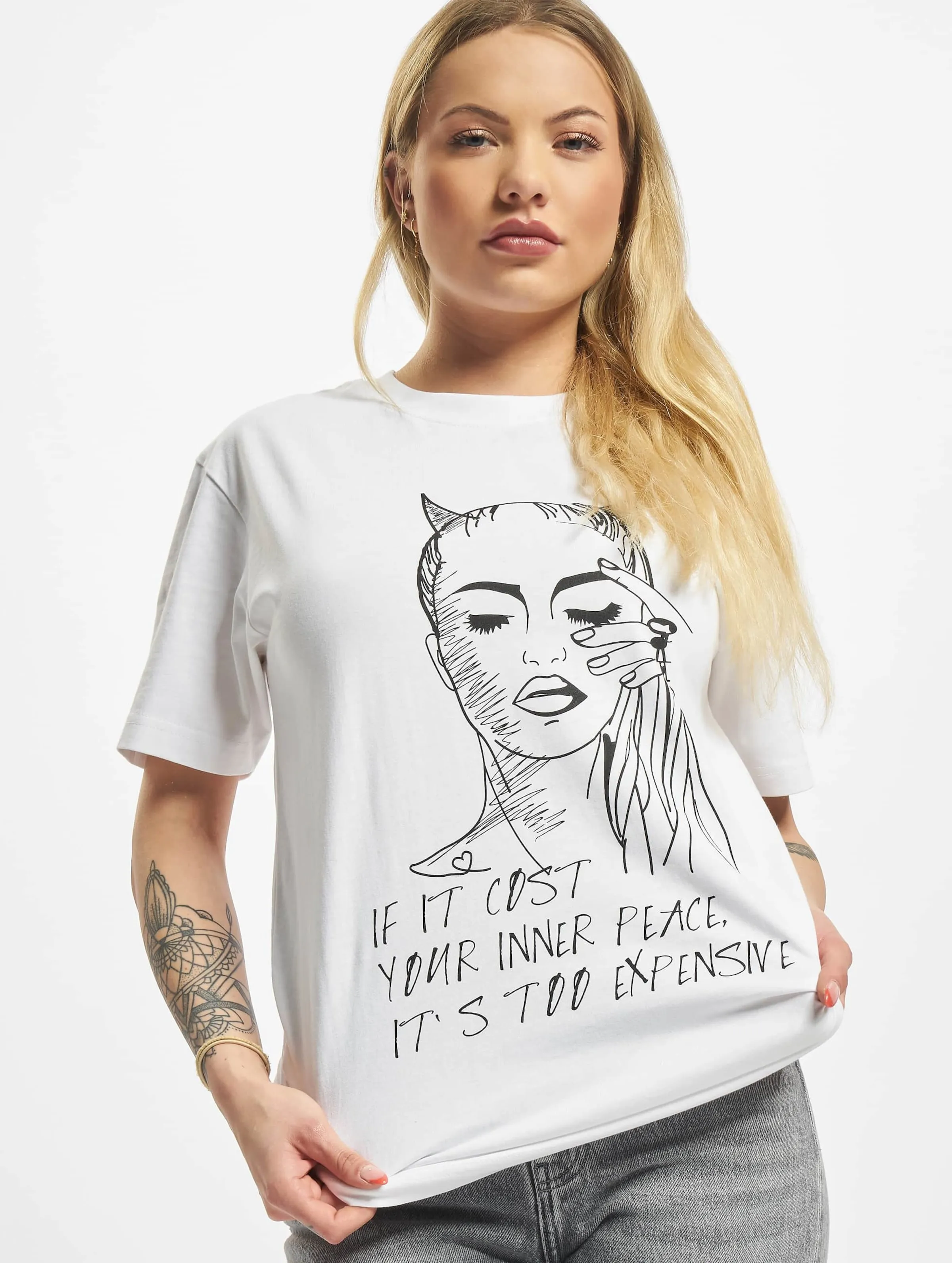 Mister Tee Ladies Inner Peace Sign