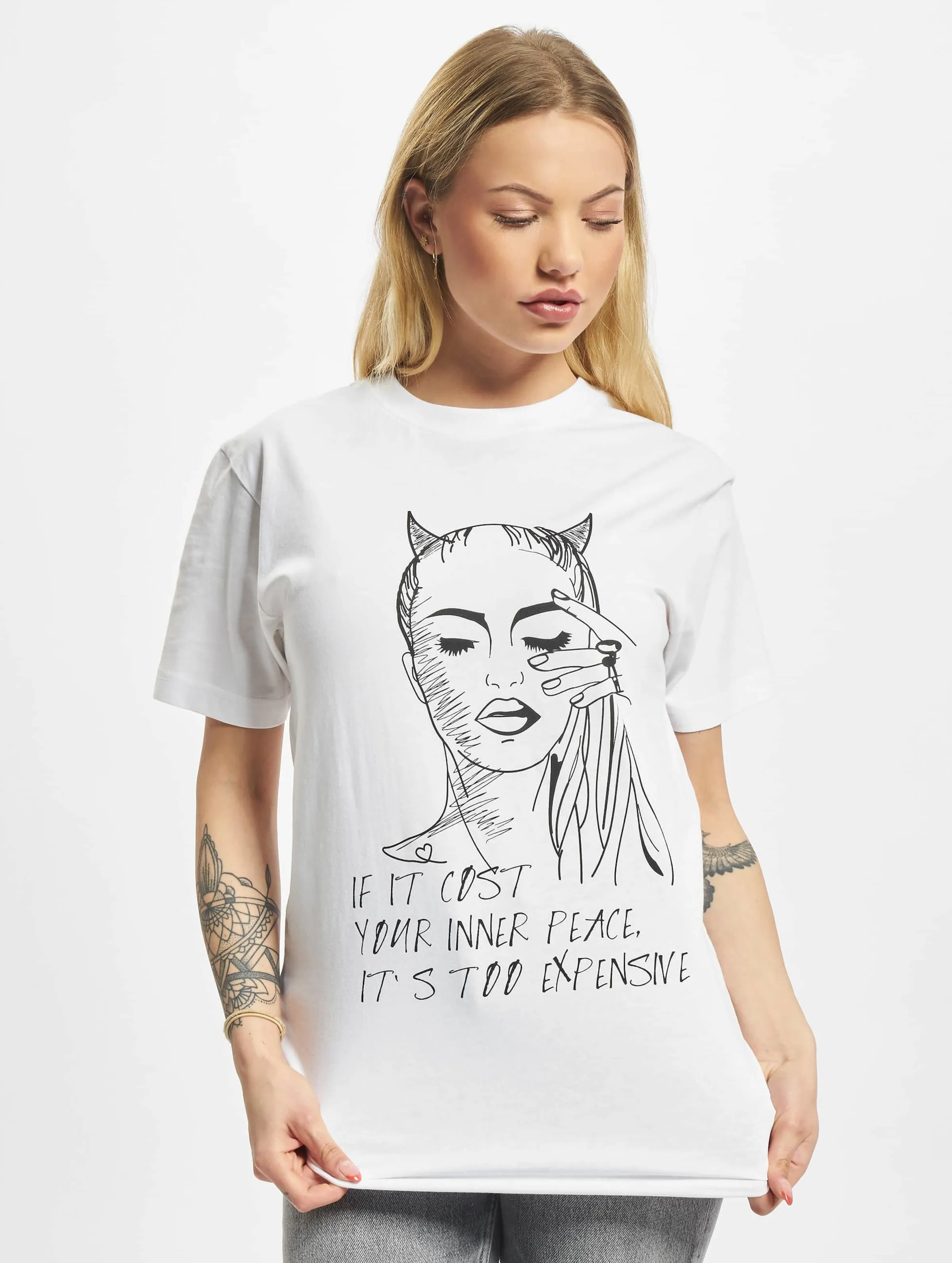 Mister Tee Ladies Inner Peace Sign