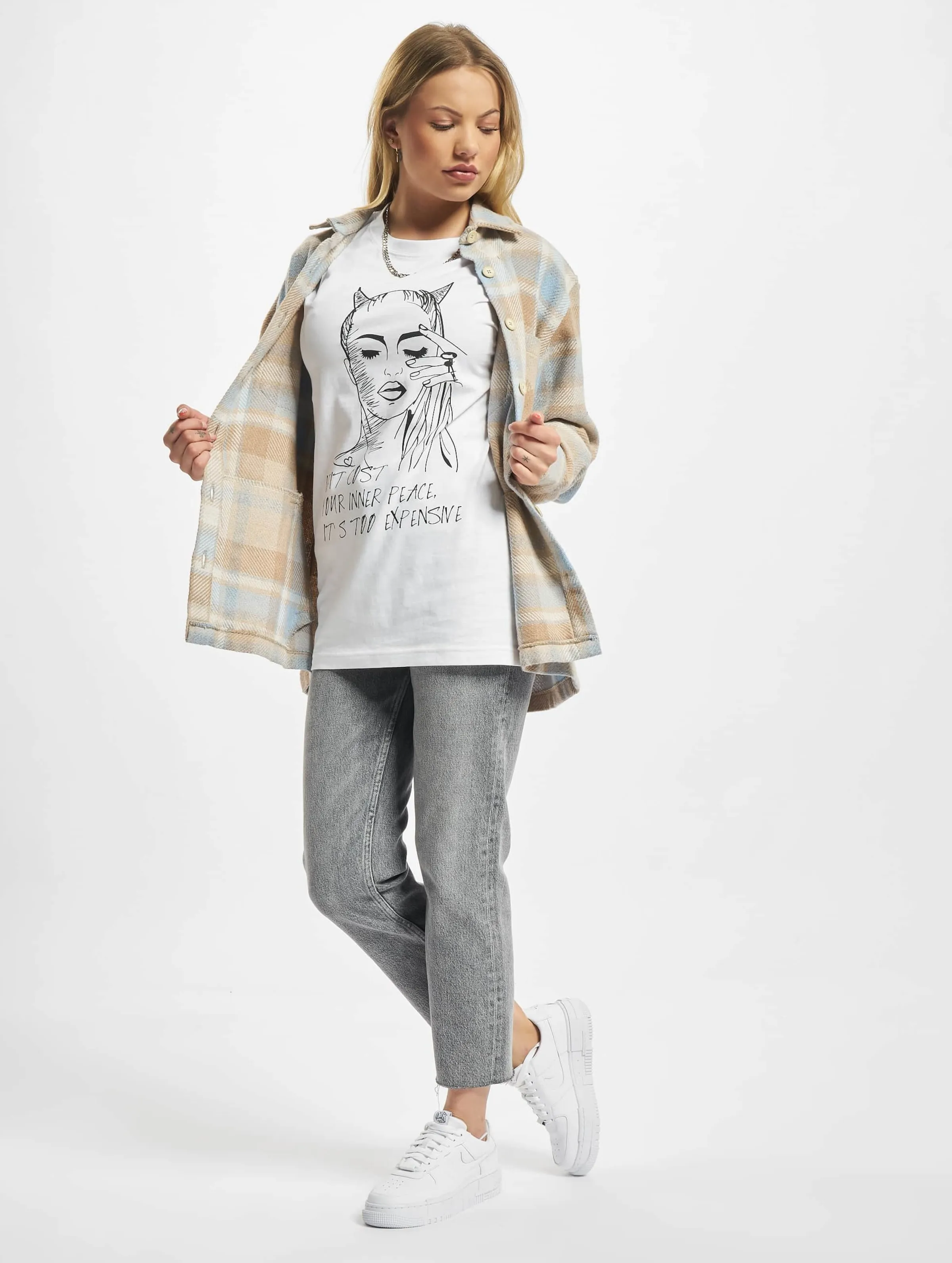 Mister Tee Ladies Inner Peace Sign