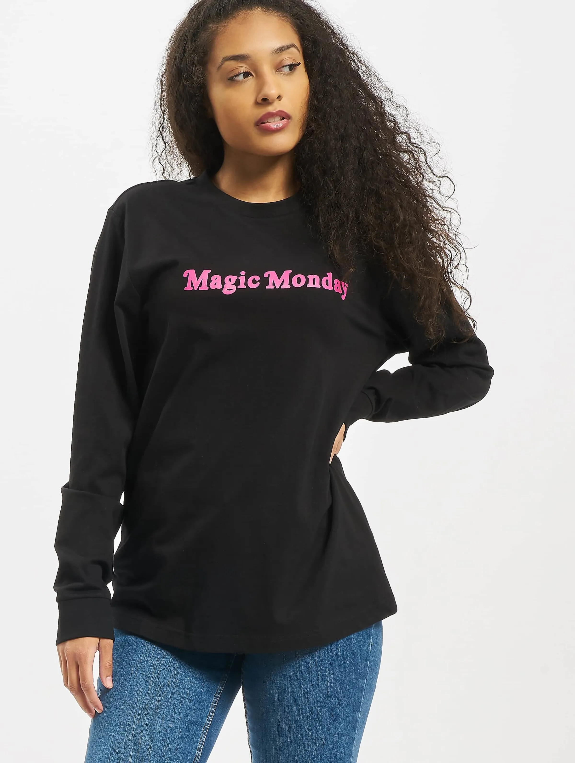 Mister Tee Ladies Magic Monday Slogan