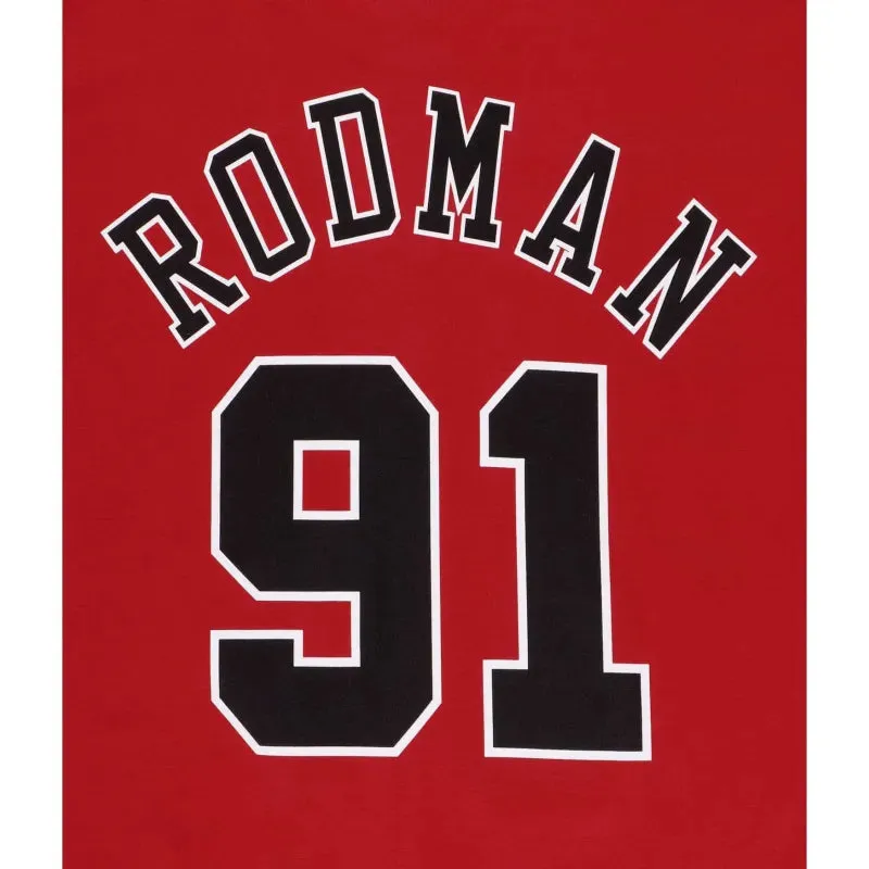mitchell & ness camiseta n&n dennis rodman chicago bulls