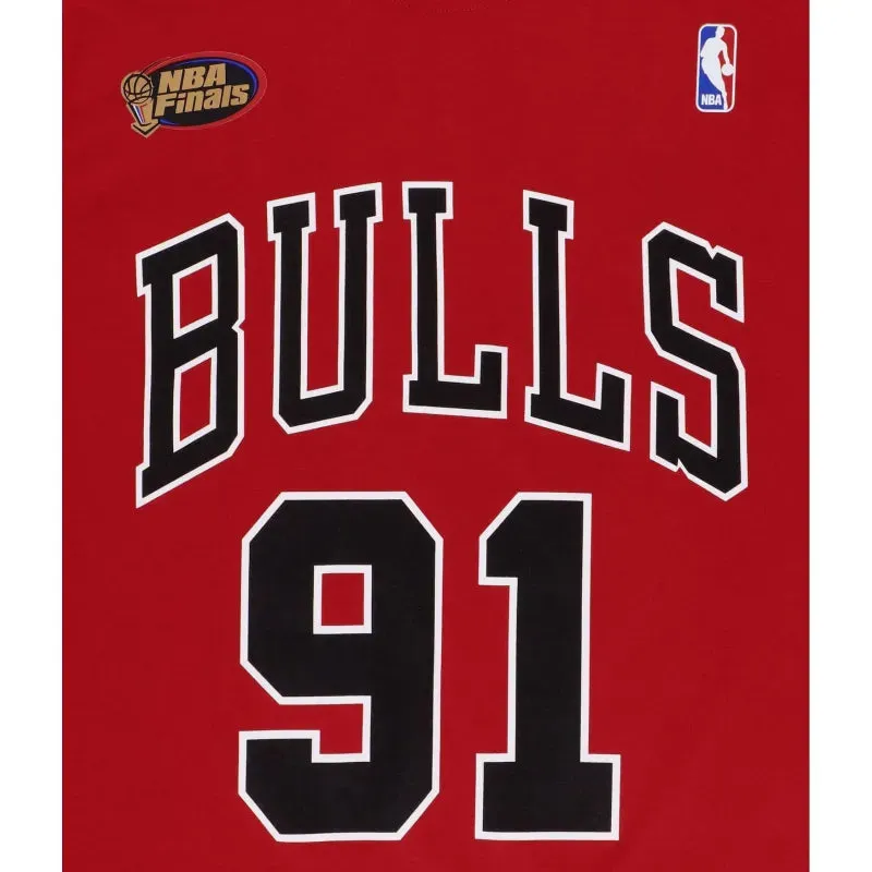 mitchell & ness camiseta n&n dennis rodman chicago bulls