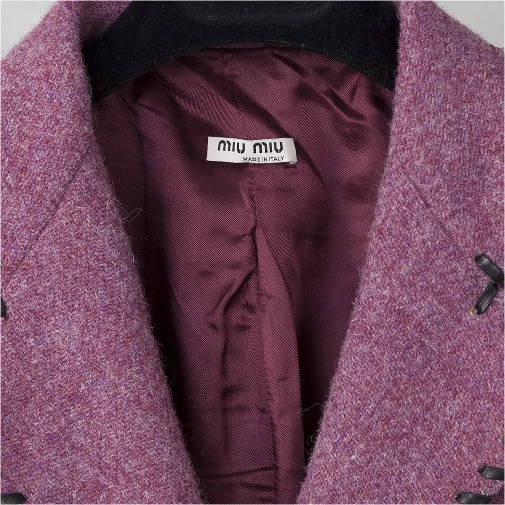 Miu Miu Chaqueta Morada T42