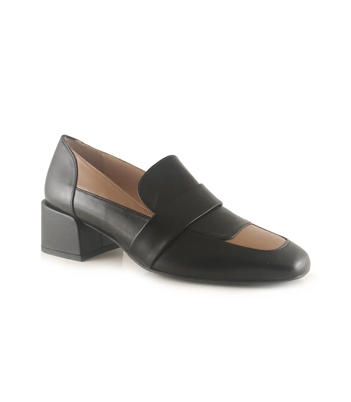 Mocasín puntera cuadrada para mujer