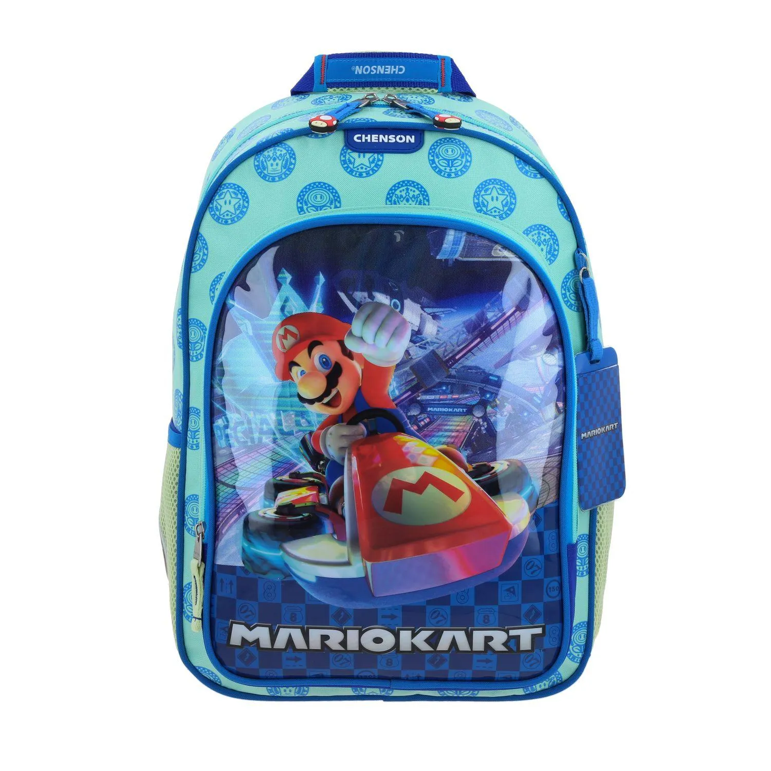 Mochila Azul Mario Bros Para Nio Chenson Peis