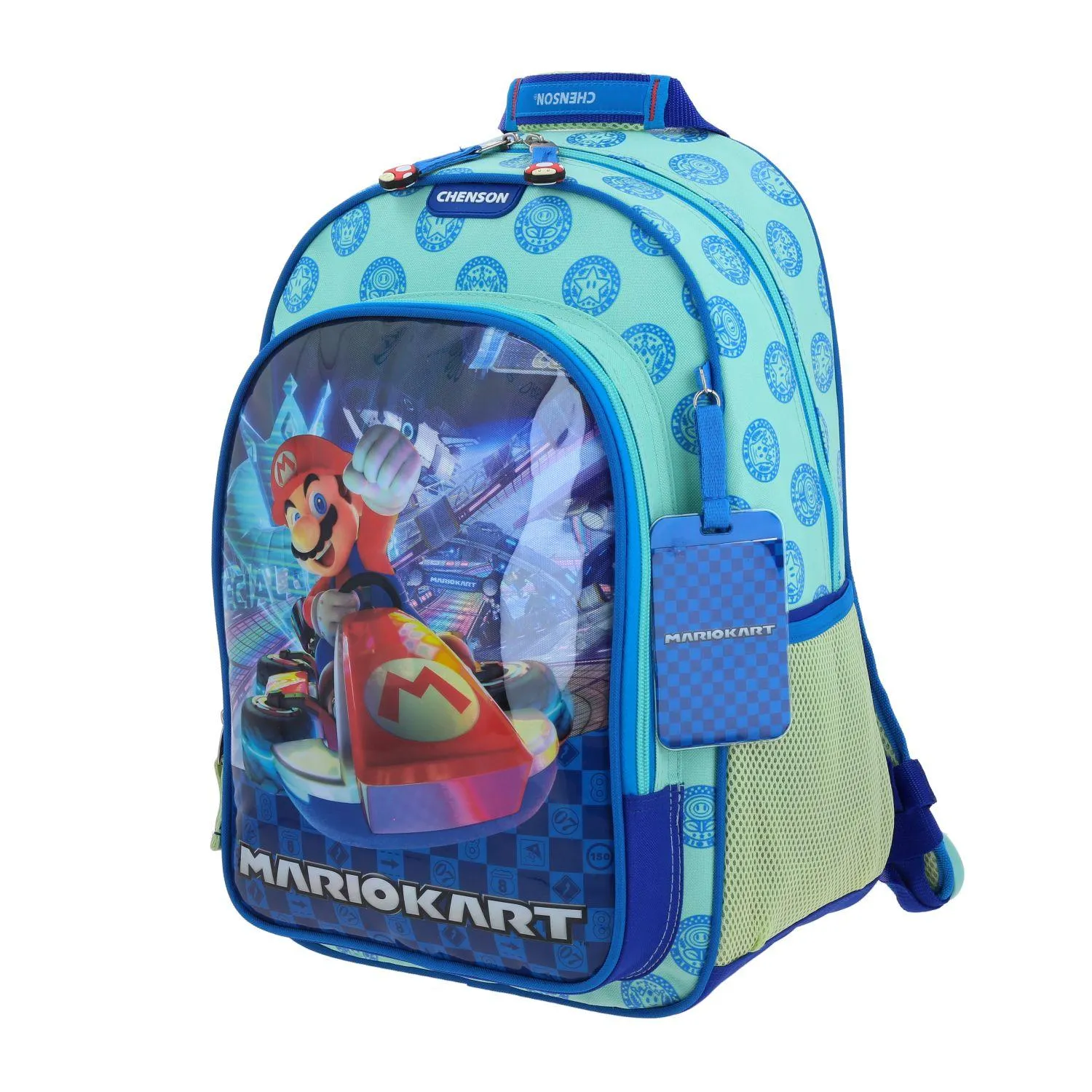 Mochila Azul Mario Bros Para Nio Chenson Peis
