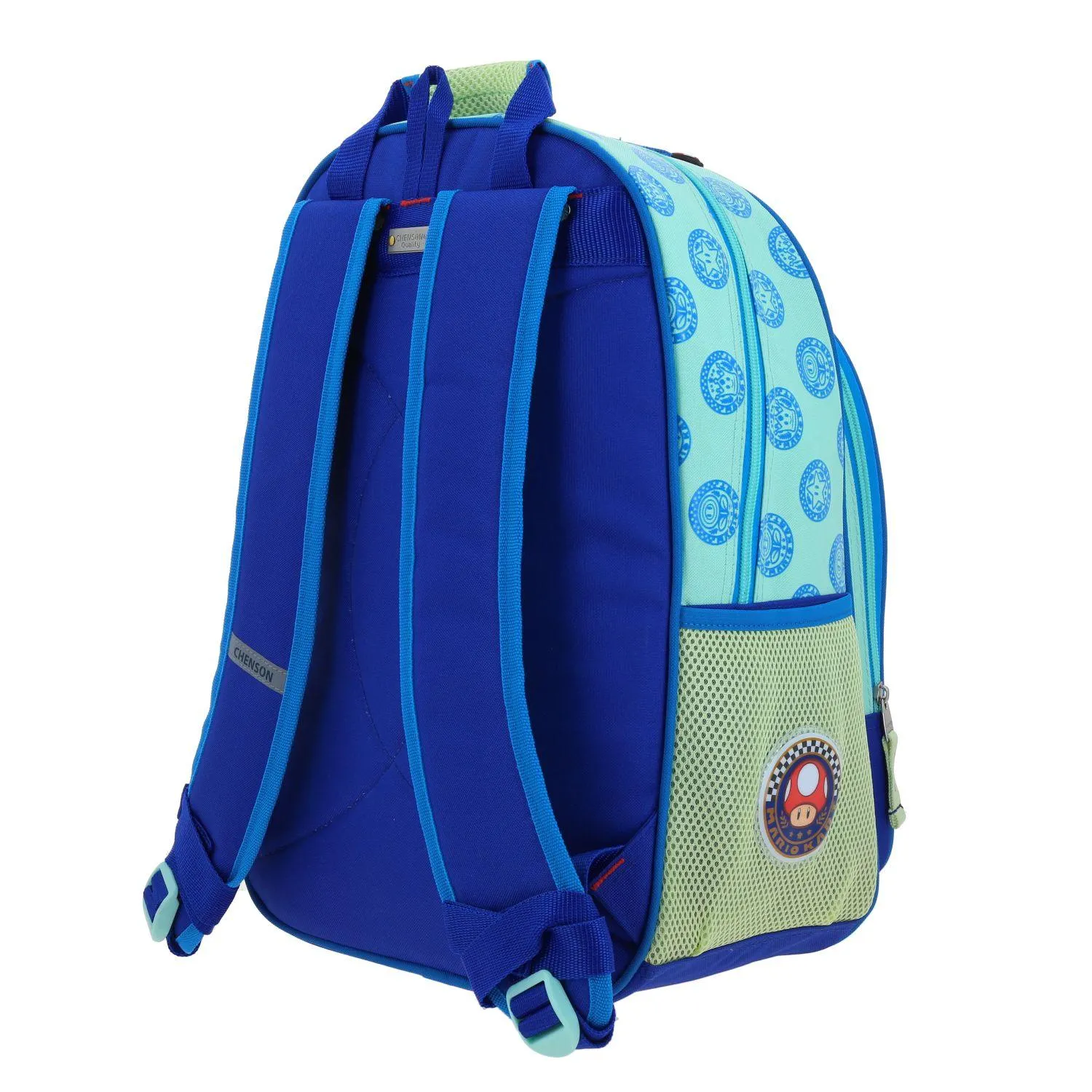 Mochila Azul Mario Bros Para Nio Chenson Peis