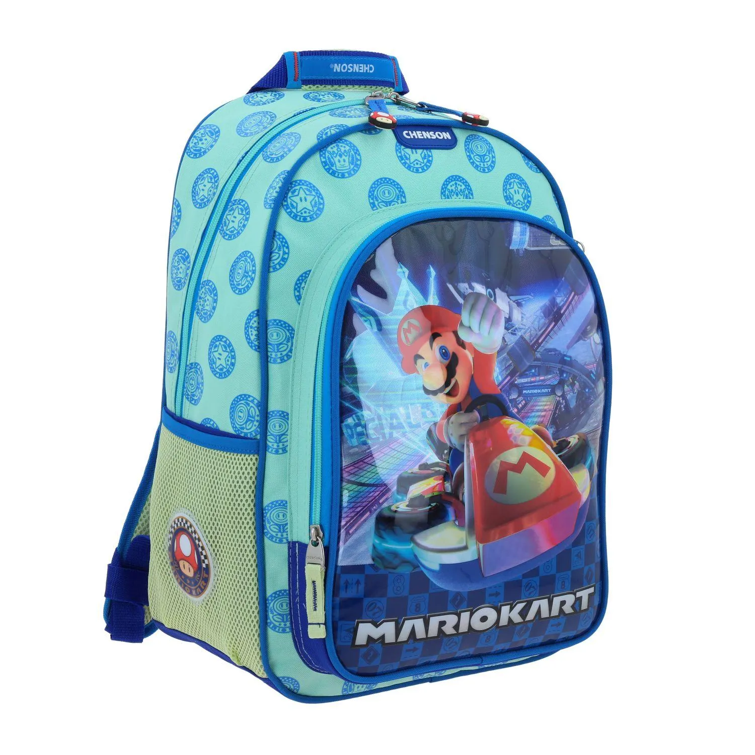 Mochila Azul Mario Bros Para Nio Chenson Peis