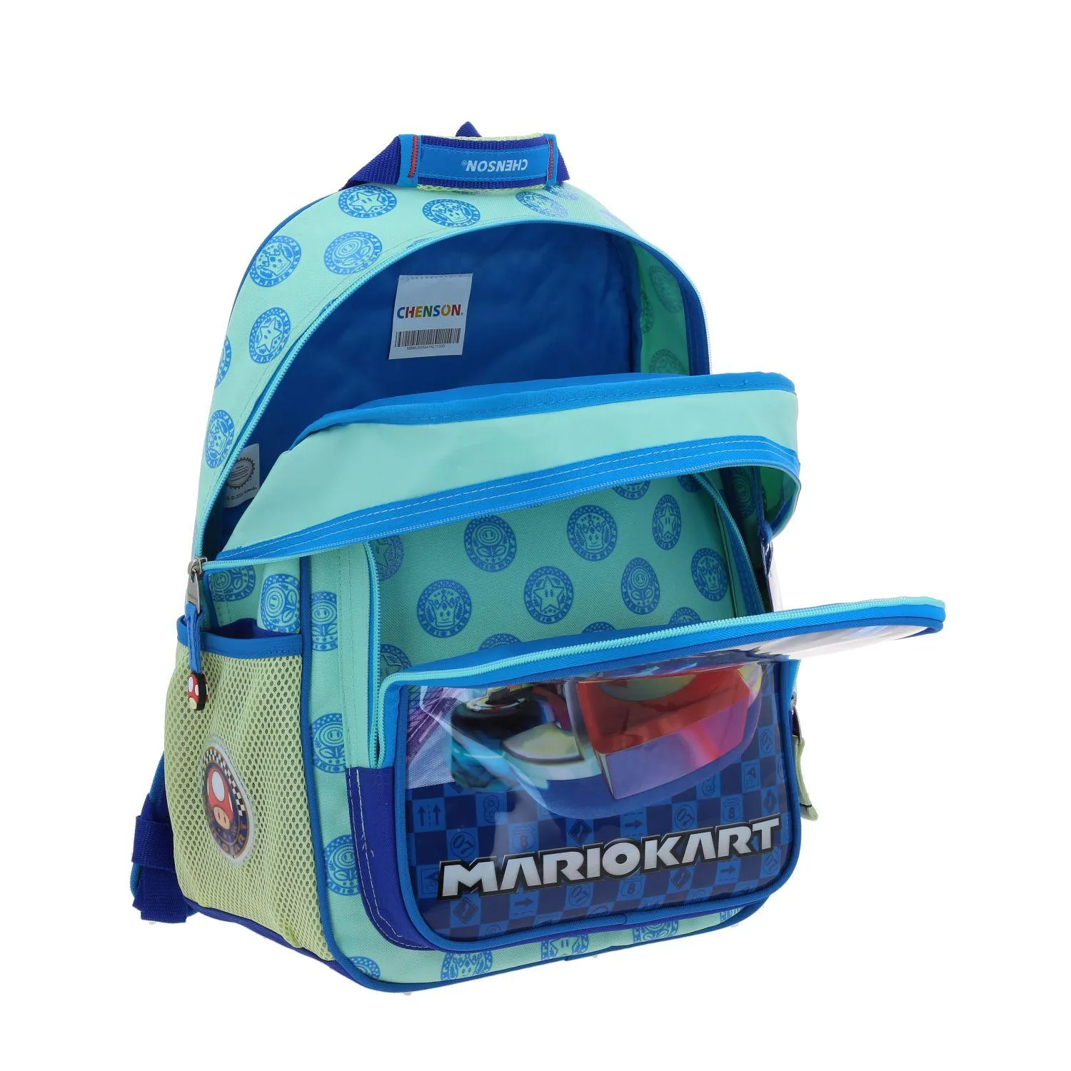 Mochila Azul Mario Bros Para Nio Chenson Peis