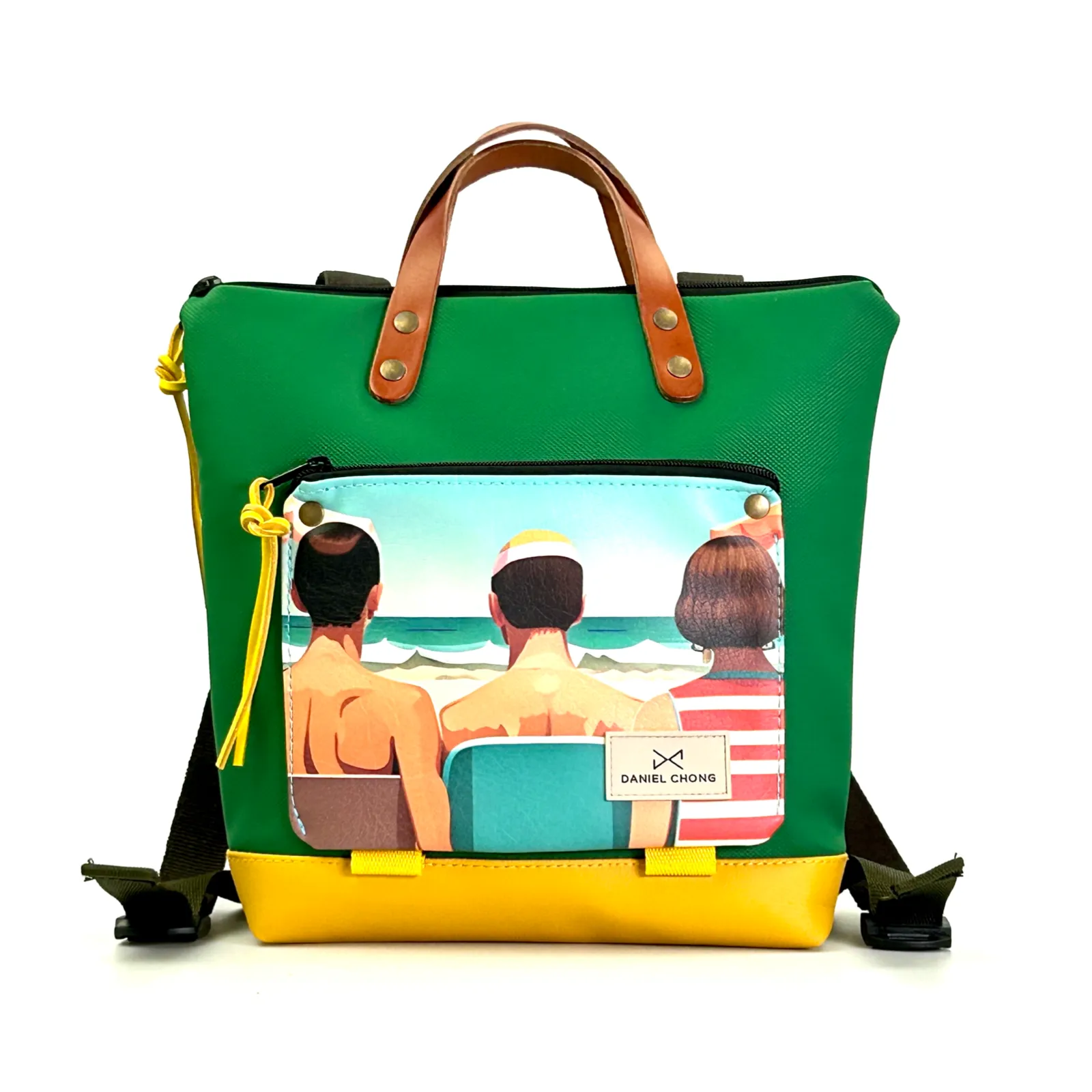 Mochila mini cuadrada Impermeable Ilustrada By Daniel Chong DZ