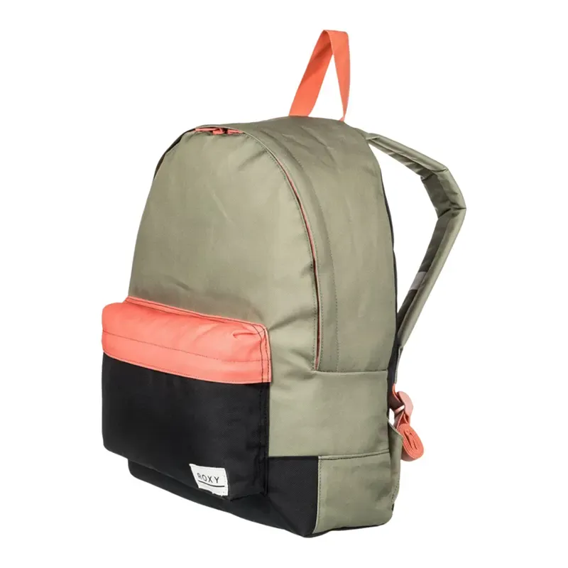 Mochila Roxy Sugar Baby Solid Verde Oliva