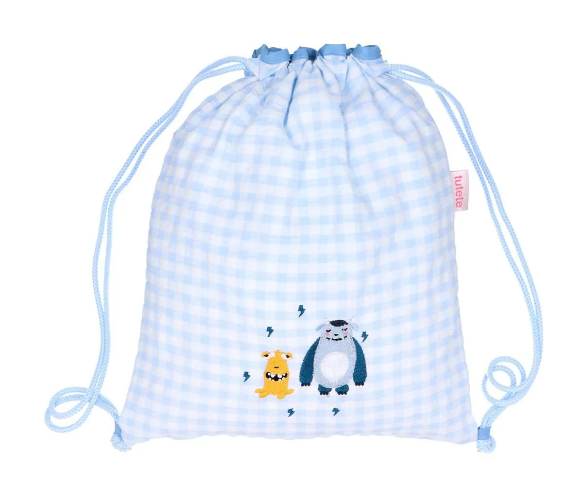 Mochila Saco Tela Little Monster