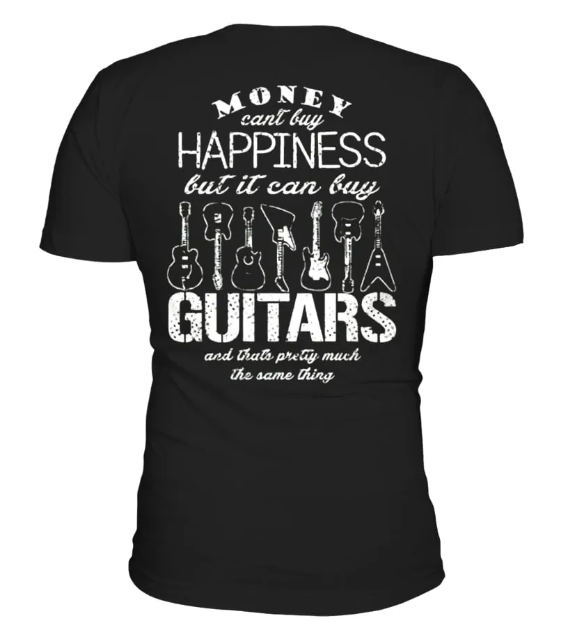 MONEY CAN'T BUY HAPPINESS 2... Camiseta cuello en V Unisex