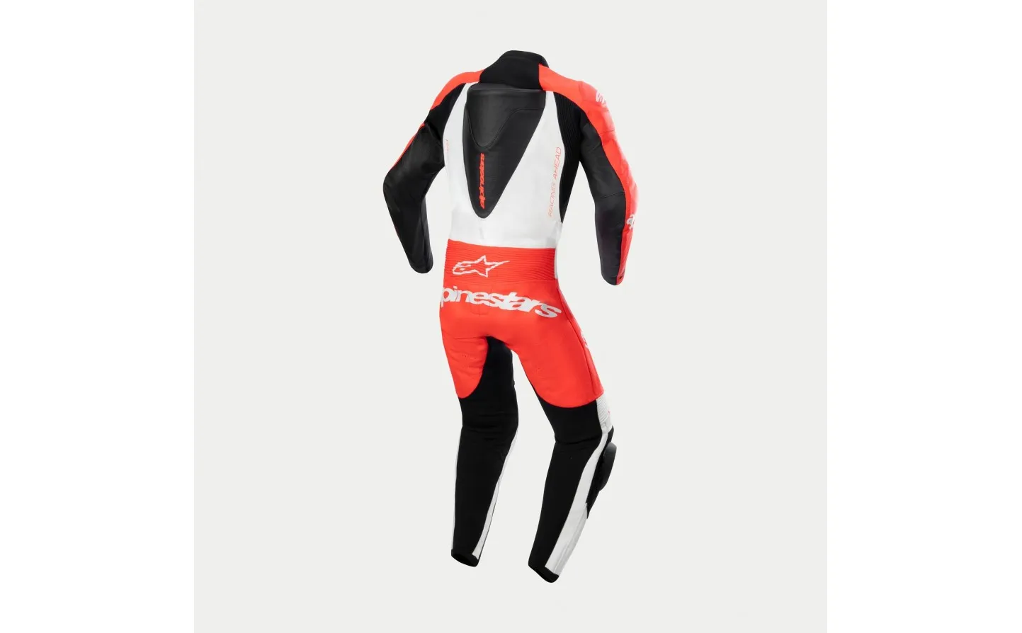 MONO ALPINESTARS INFANTIL GP PLUS V2 1PC CUERO ROJO FLUOR BLANCO NEGRO |3140624