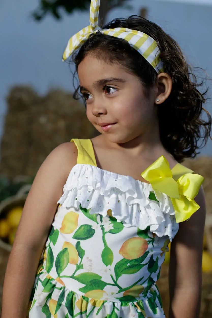 Mono niña Nini Moda Infantil R180878 Limones