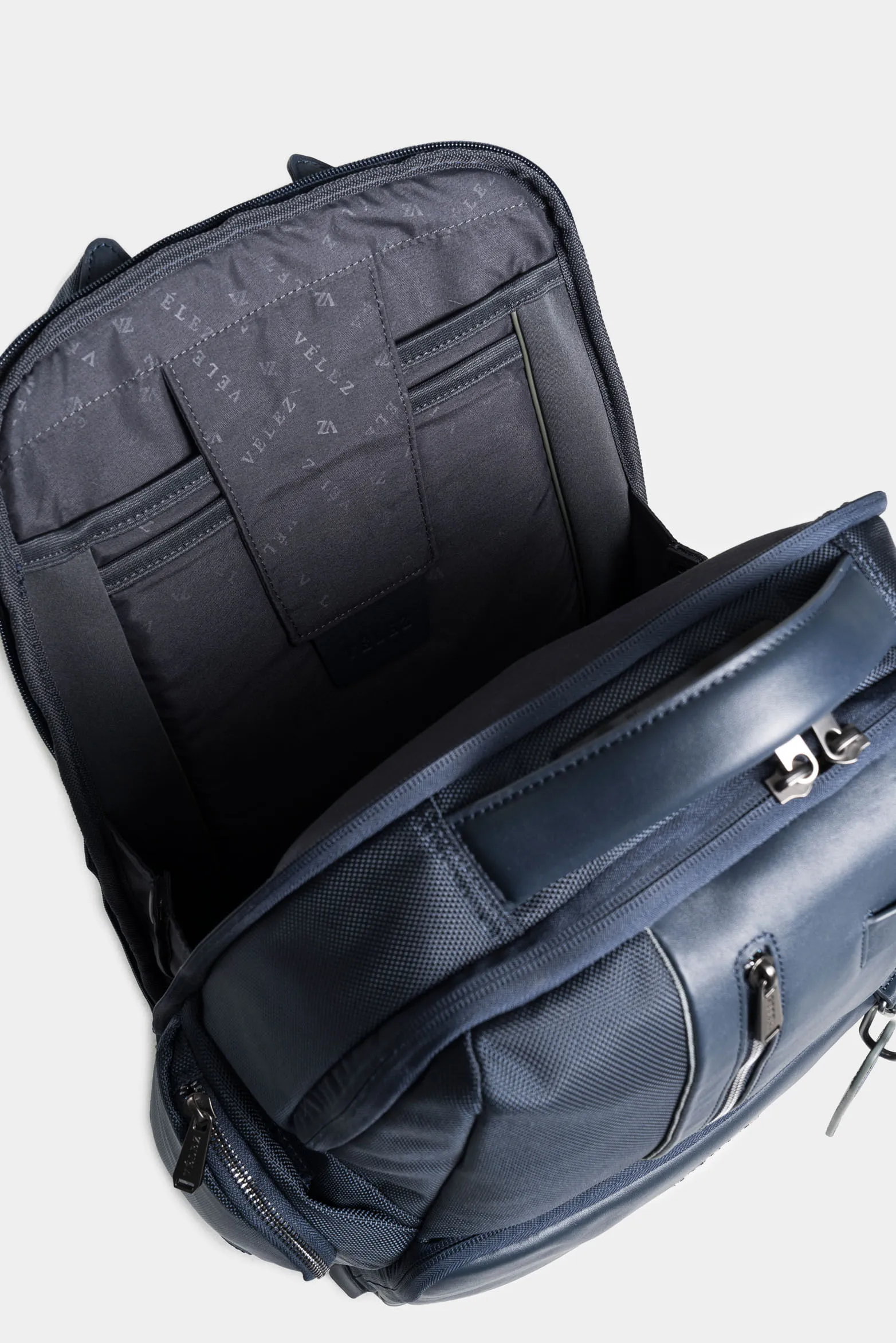 Morral security de lona para hombre detalles en cuero