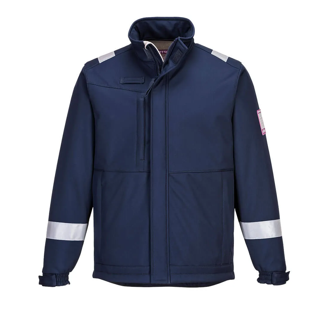MV73 – Chaqueta Softshell Modaflame Marino