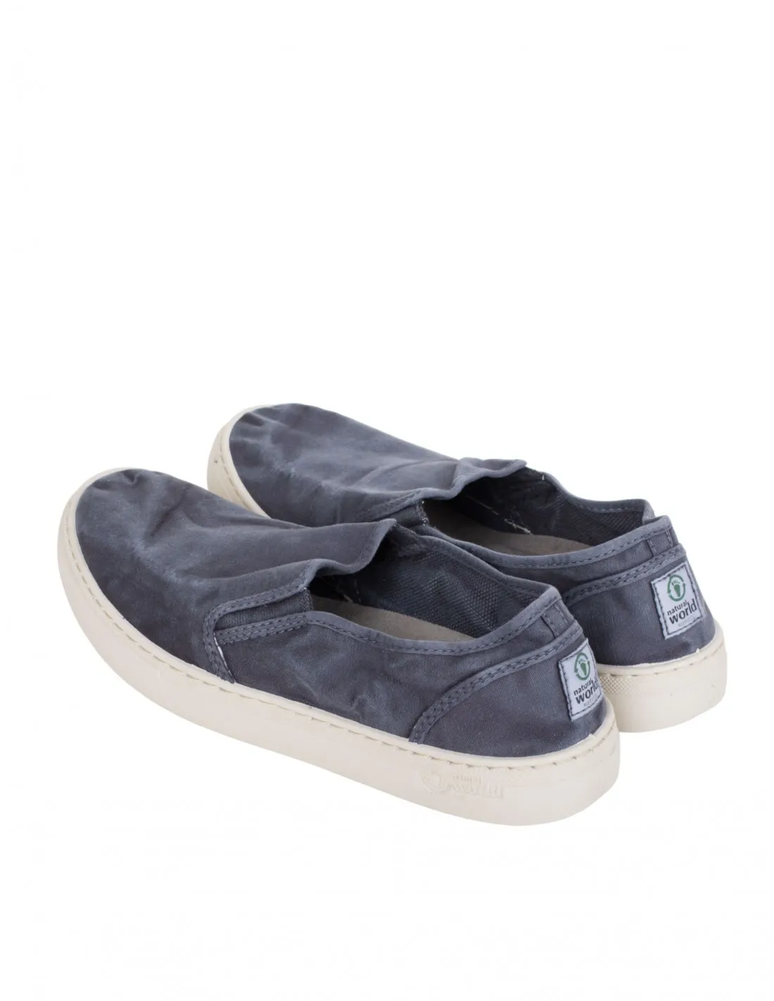 NATURAL WORLD ZAPATILLAS SLIPON AZUL
